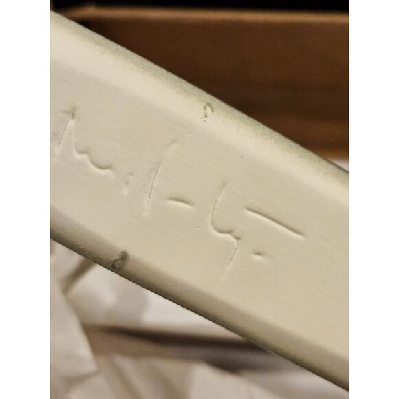 NIB Green Carnevale Of Memphis Pottery 16” Olive Boat Tray Mid Century - Signed - Picture 6 of 6